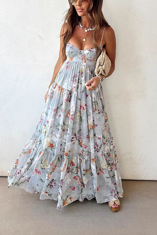 Abito lungo con stampa floreale KEREA🌸