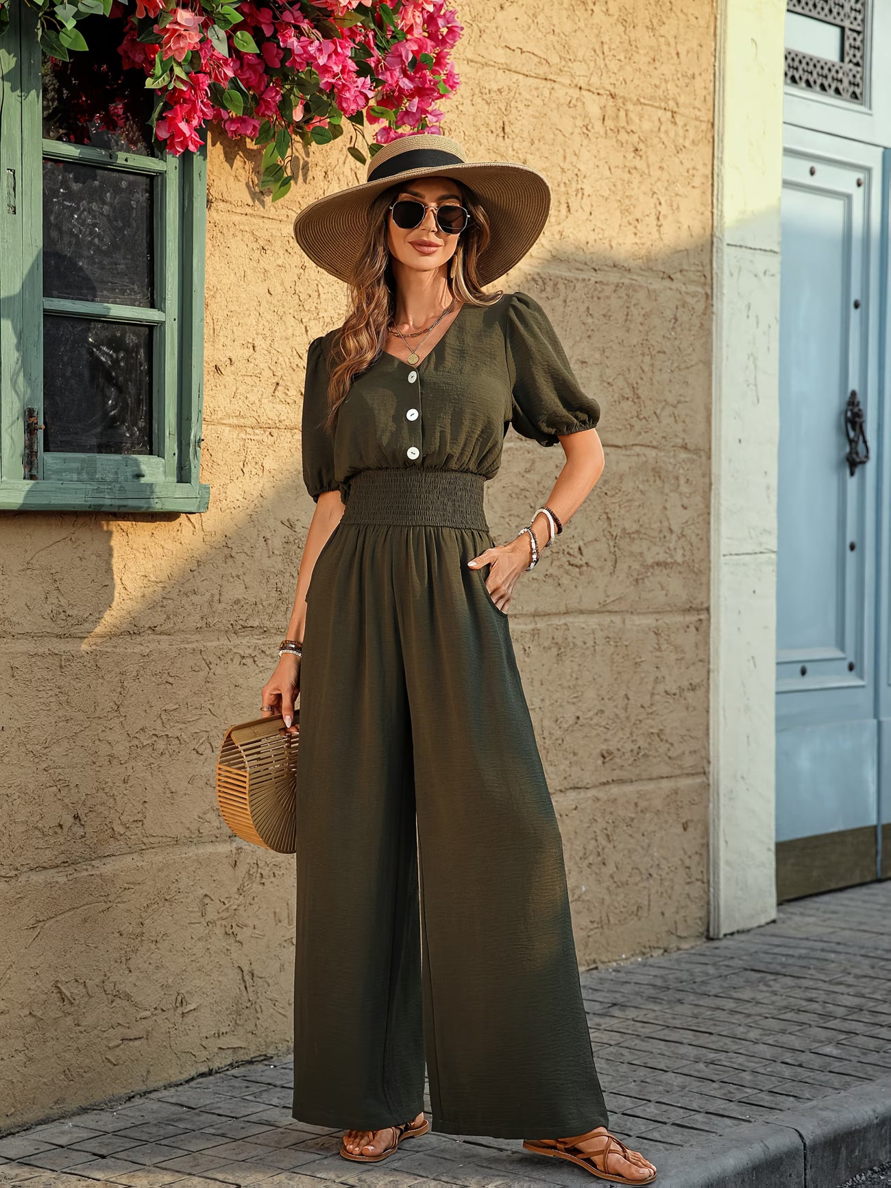 jumpsuit jolanda con cintura in omaggio ✨
