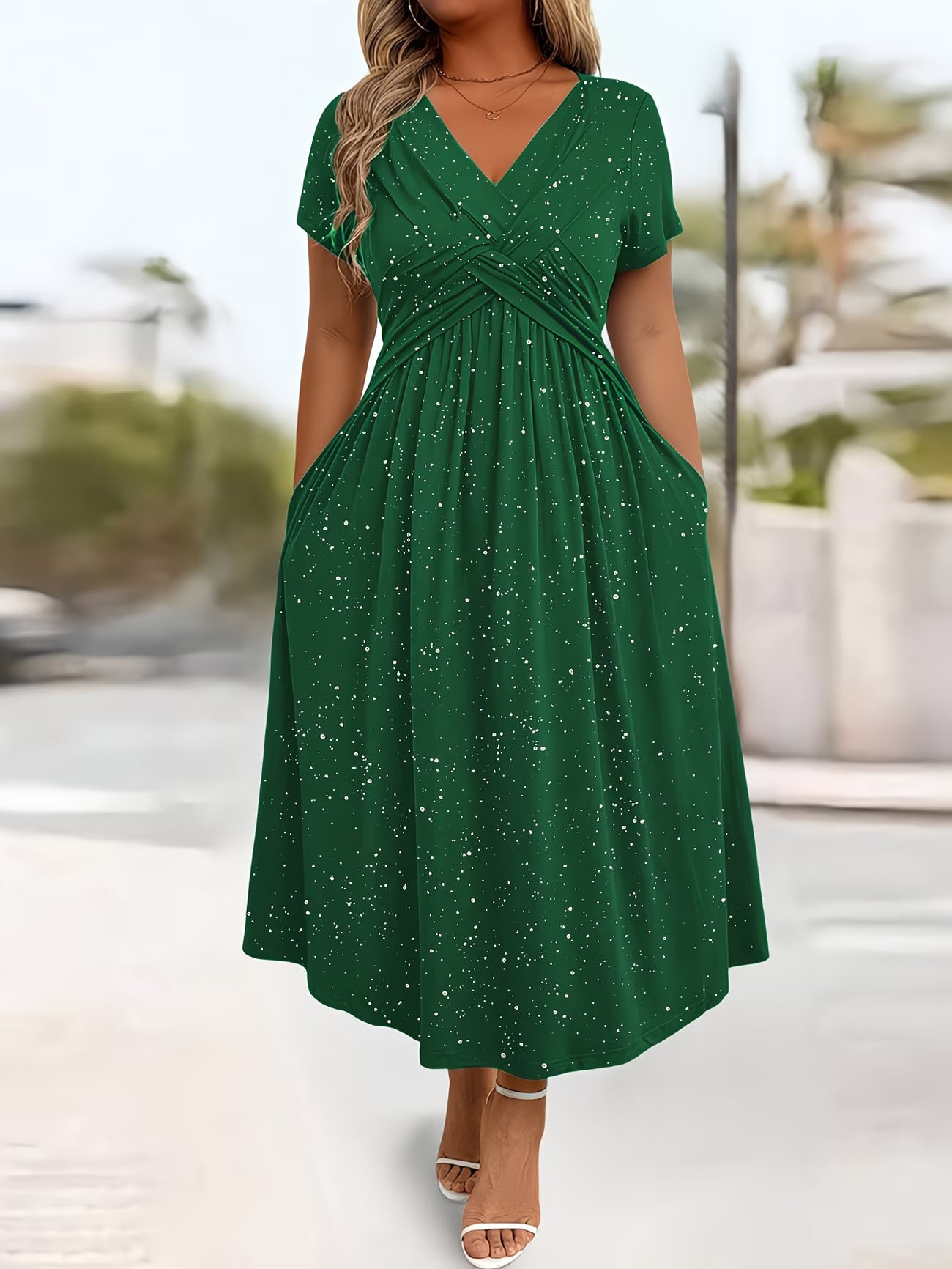 VESTITO RACHELE EFFETTO BRILLANTE ✨