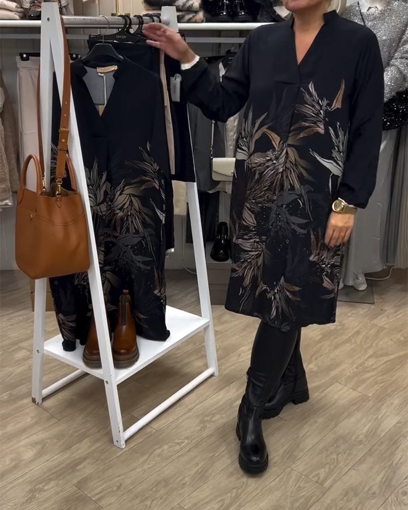 Vestito Foglia con sfondo nero elegante 🍂🖤