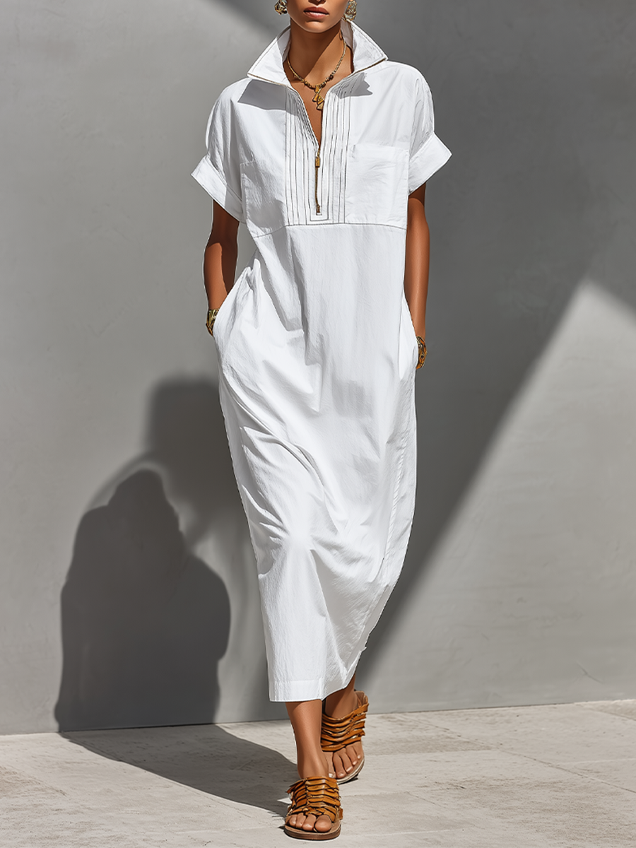 Vestito Summer in cotone e lino