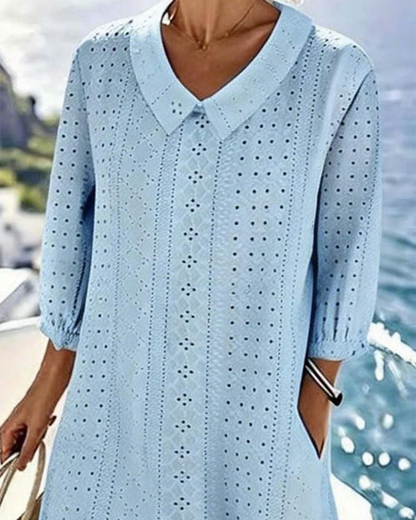 Vestito Baby Doll con scollo a V