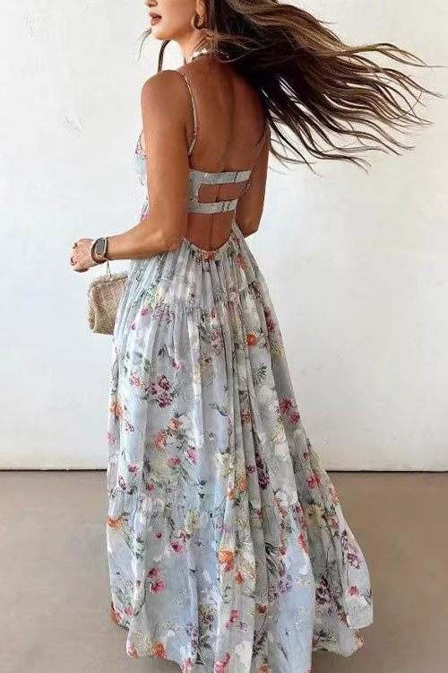 Abito lungo con stampa floreale KEREA🌸