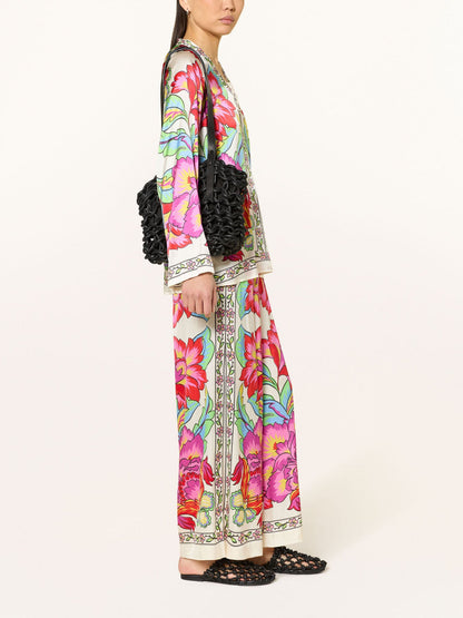 coordinato 2 pezzi stile fiorito perfetto per l'estate🌺