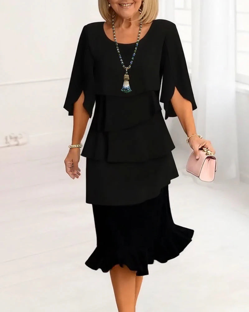 Patricia | Abito elegante e comodo con volant
