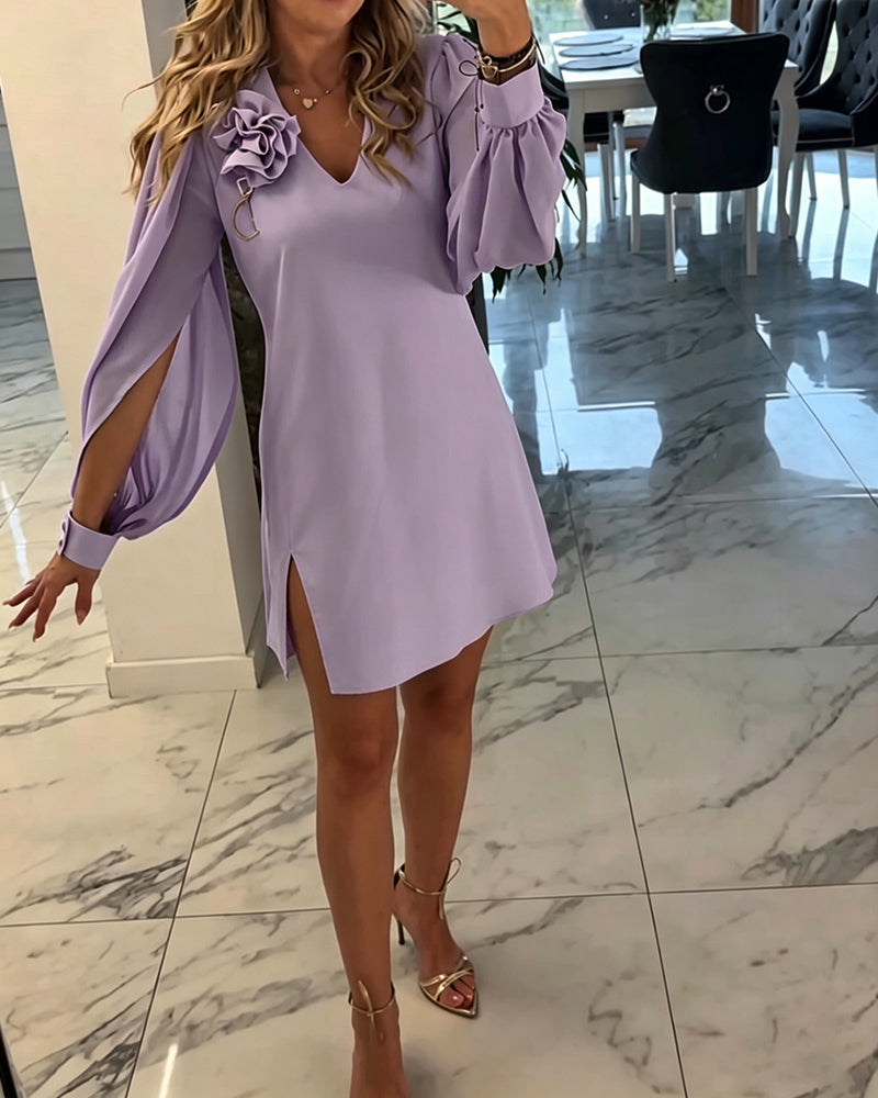 Dress Naima Con Rosa Laterale ✨