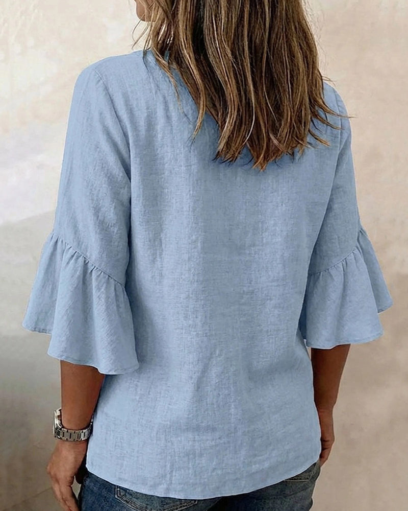 Camicia Leggera con Bottoni