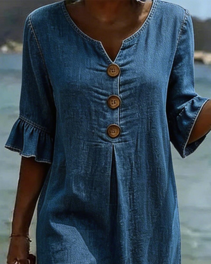 abito Gemma denim comfort