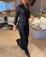 Abito Ylenia black elegant