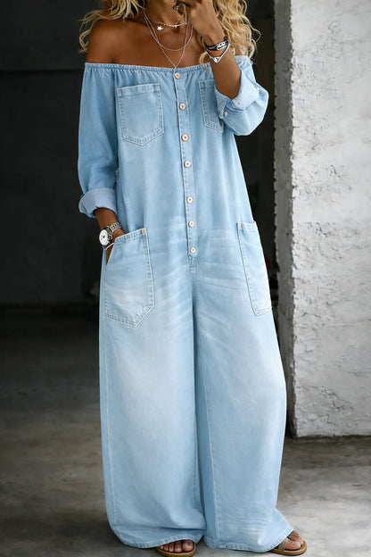 Salopette in denim 🤩 OFFERTA SPECIALE SOLO PER OGGI! 🎁 SPEDIZIONE GRATIS