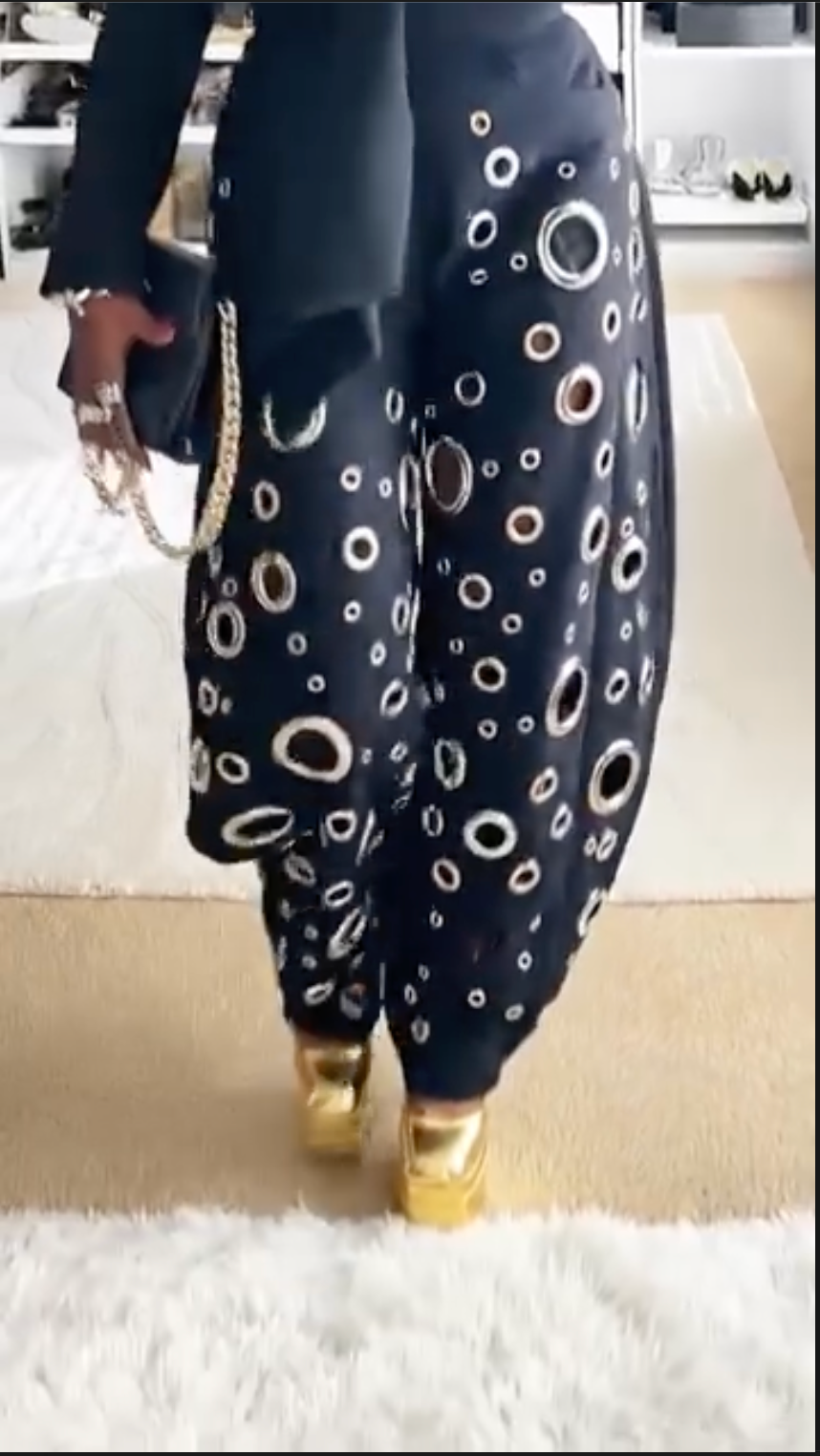 JEANS BALLON BLACK CIRCLE