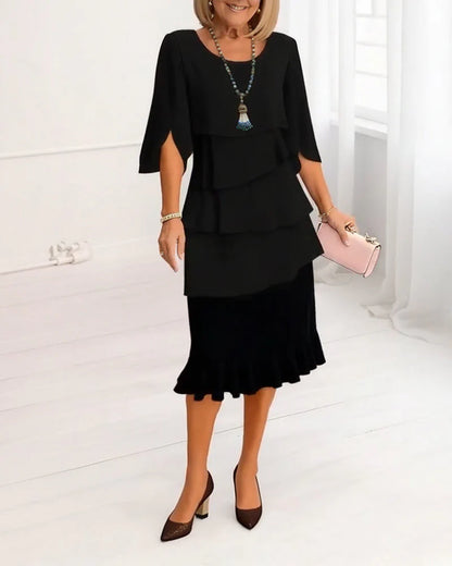 Patricia | Abito elegante e comodo con volant