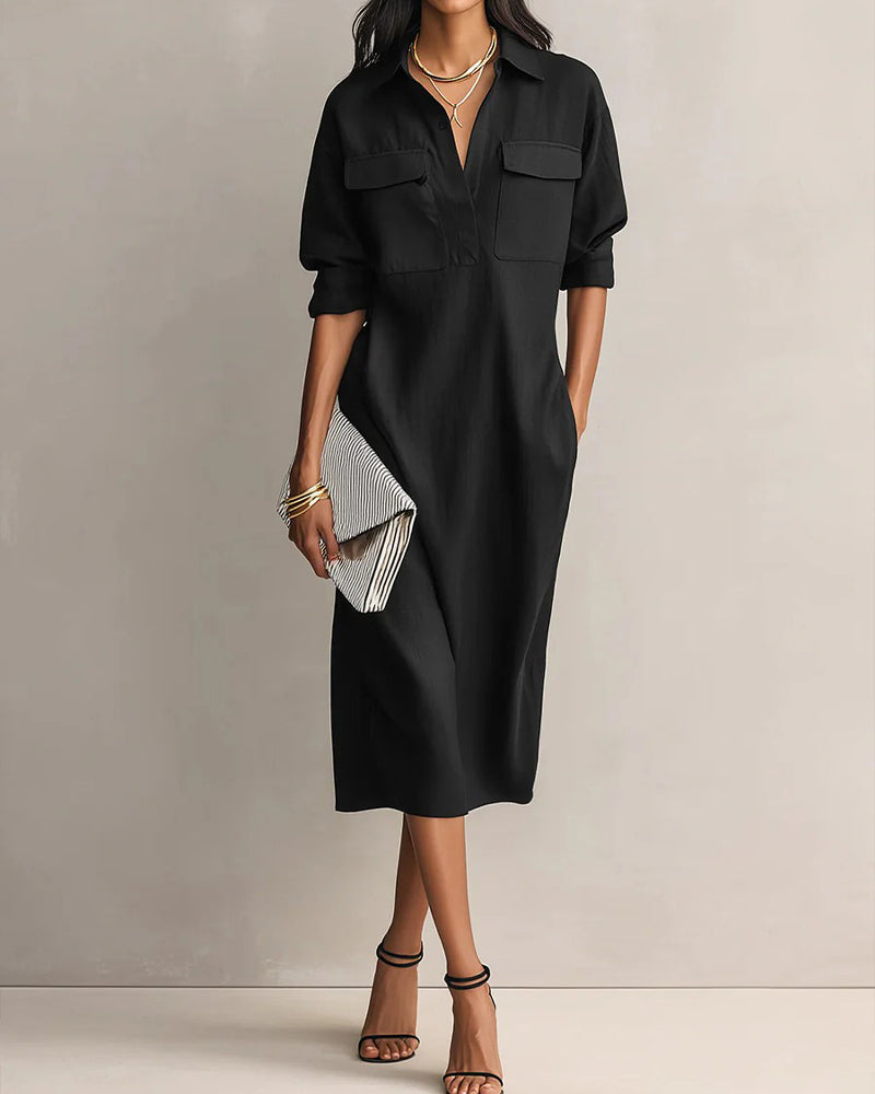Dress Giorgy Con Taschini Laterali ✨