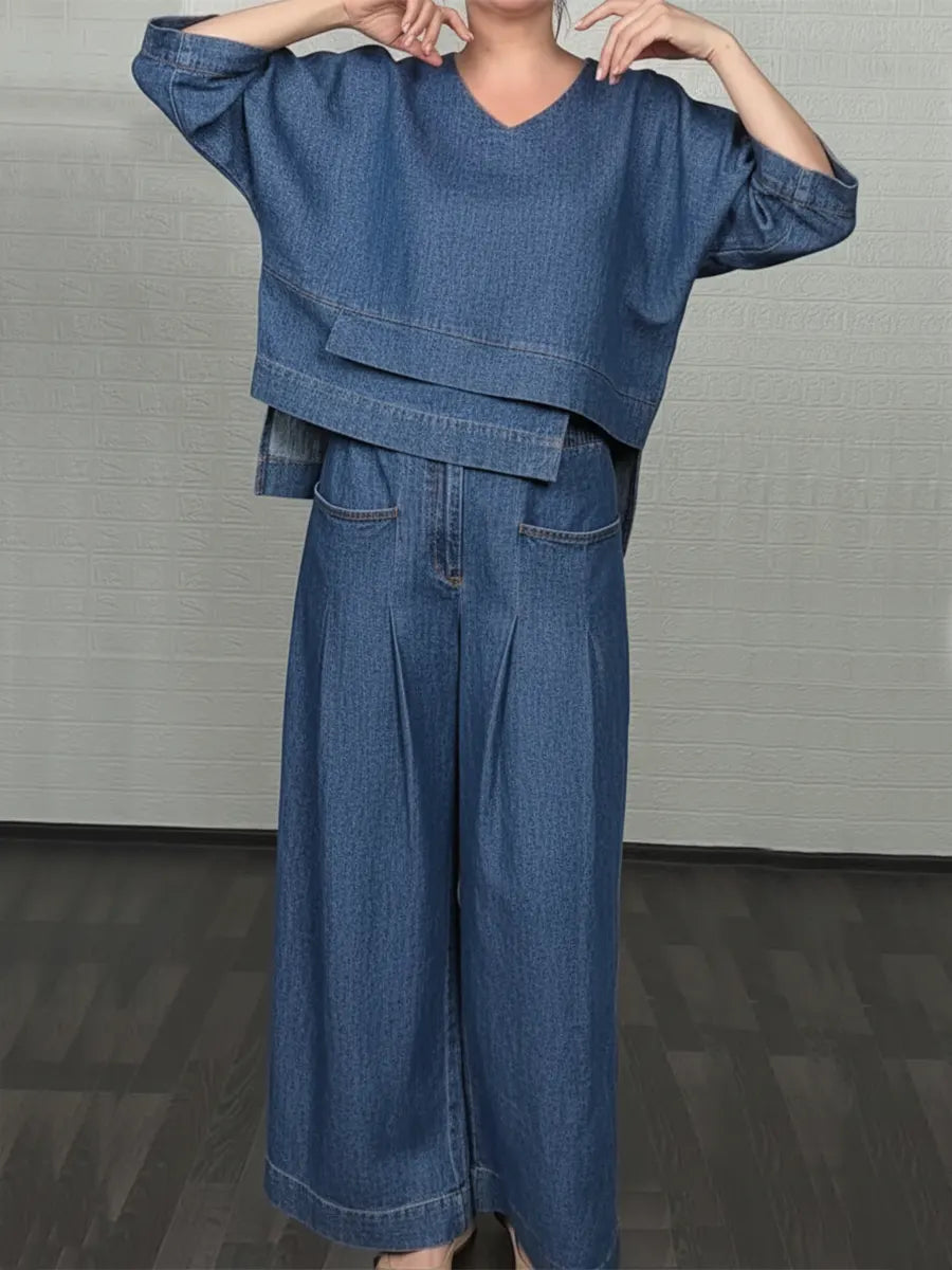 COORDINATO MALDIVE IN JEANS MADE IN ITALY 🤍