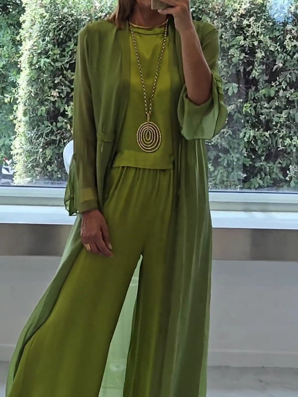 Completo Green Crystal 3 Pezzi ✨💚