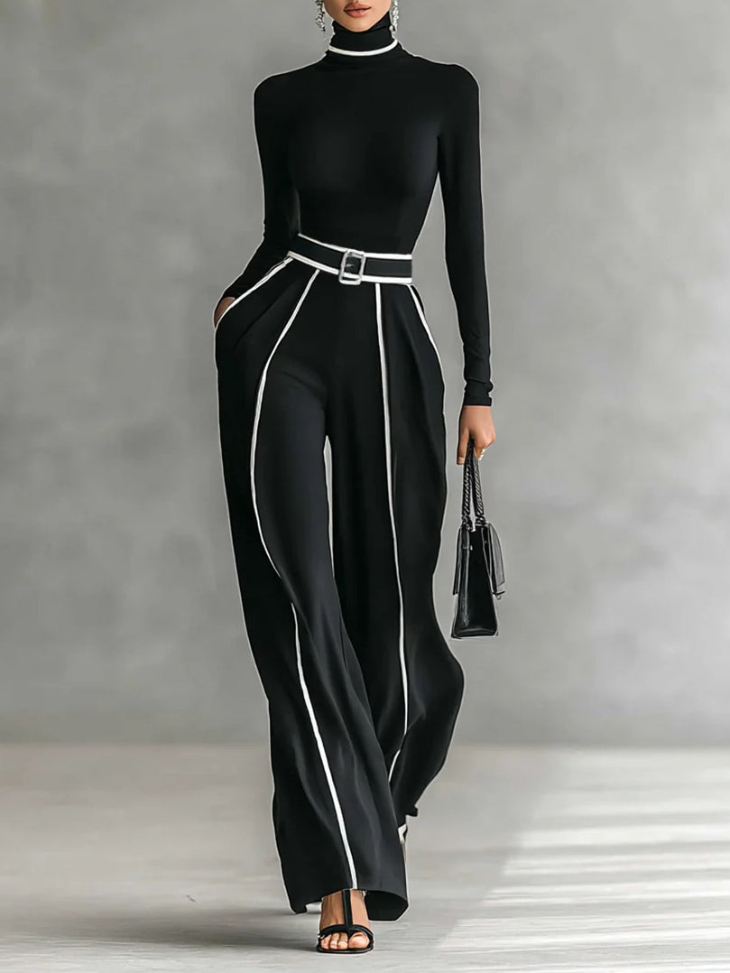 Completo Lupetto + pantalone elegante mood Paris 2026