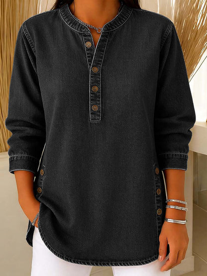 Camicia Denim Casual Morbida