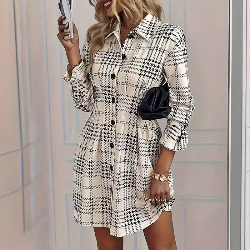 Minidress Roby con bottoni