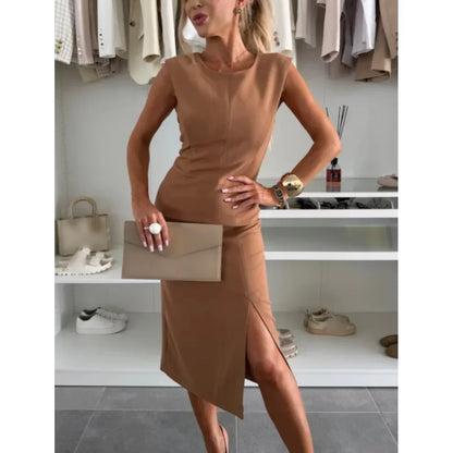 Abito Alisya con leggero spacco elegante