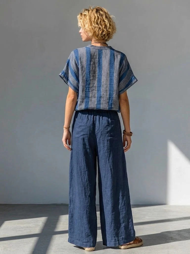 Coordset Lucy in Lino Made in Italy