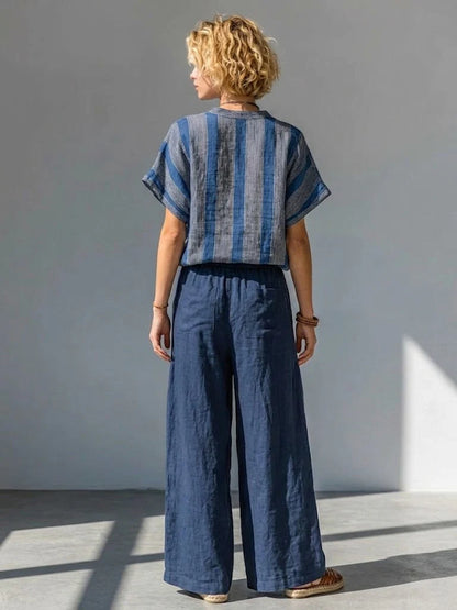 Coordset Lucy in Lino Made in Italy