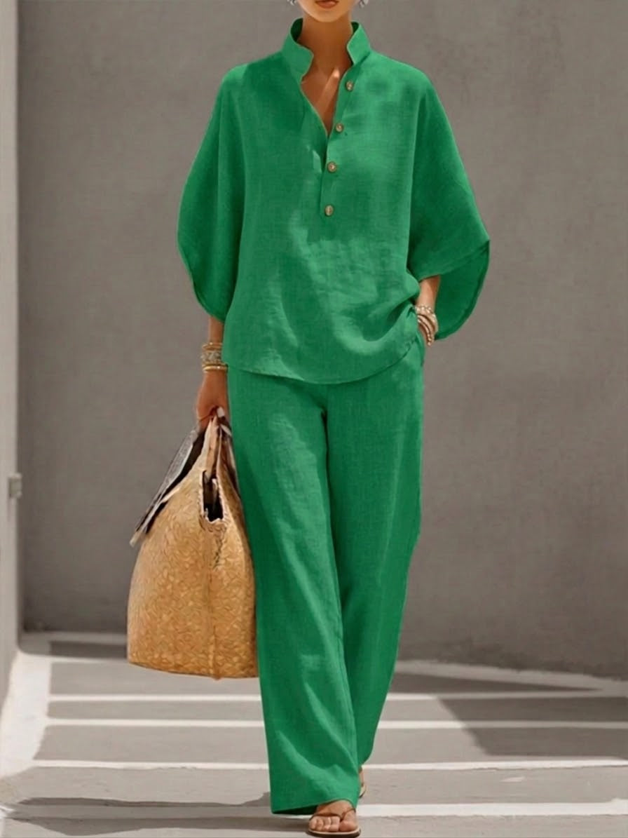 Coordinato Gemma in cotone e lino