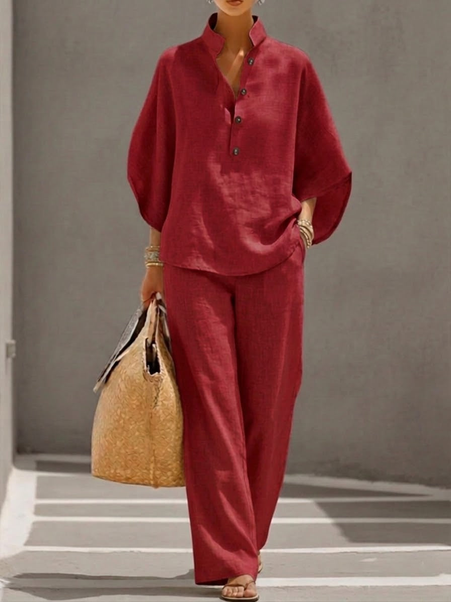 Coordinato Gemma in cotone e lino