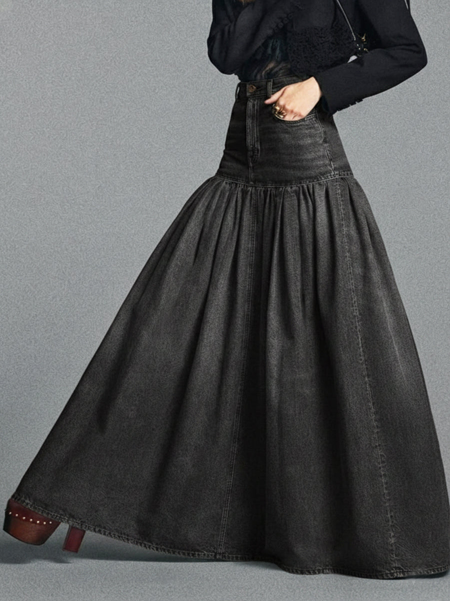 Gonna Maxi in Denim