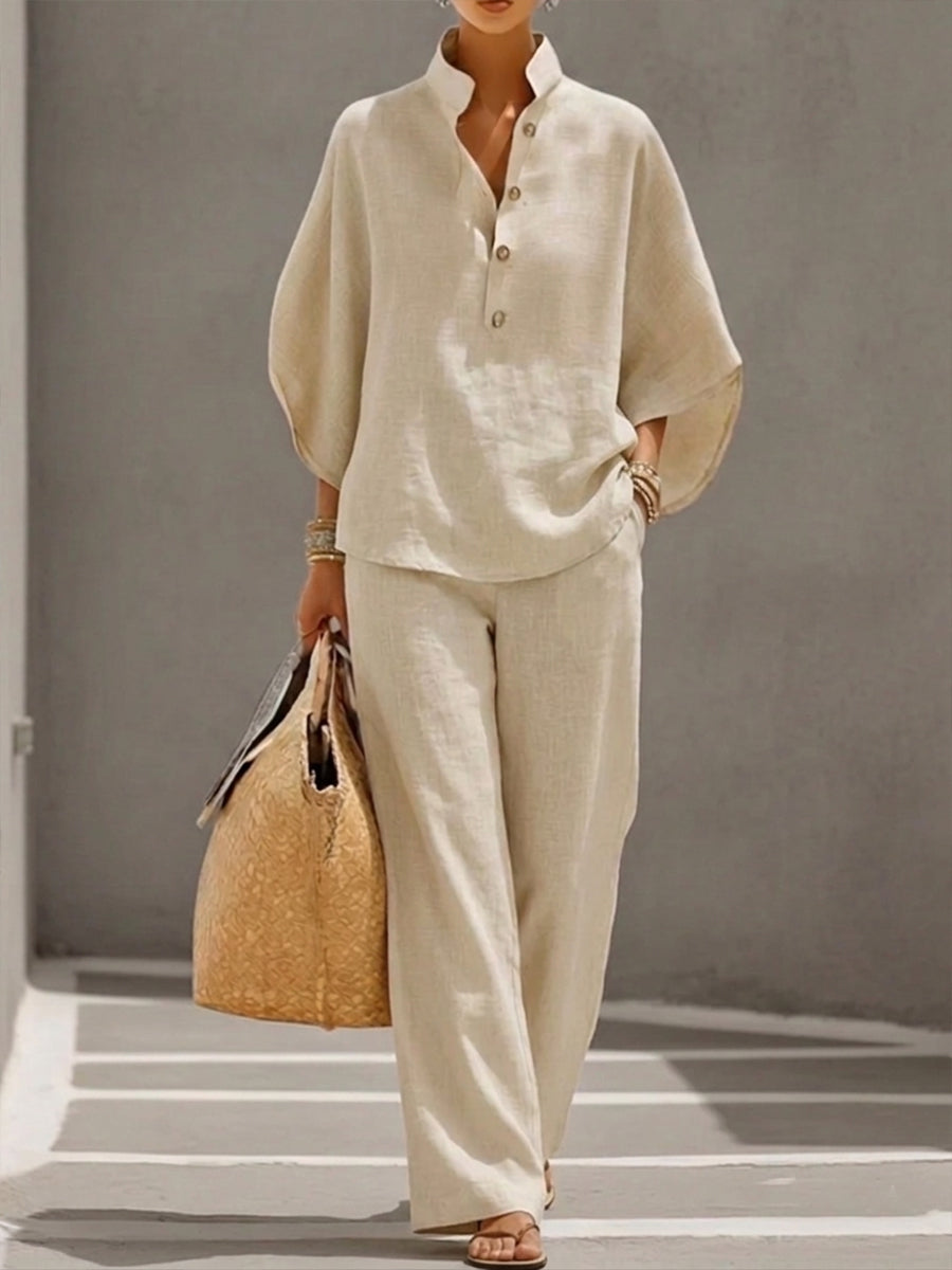 Coordinato Gemma in cotone e lino
