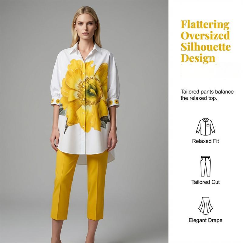coordinato giselle camicia + pantaloni