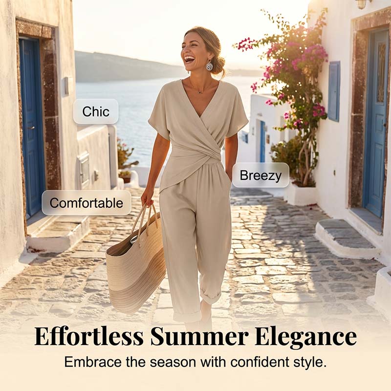 💃 Elegante abito con scollo a V e vita accentuata – Crea all'istante un look femminile e valorizzante ✨👗