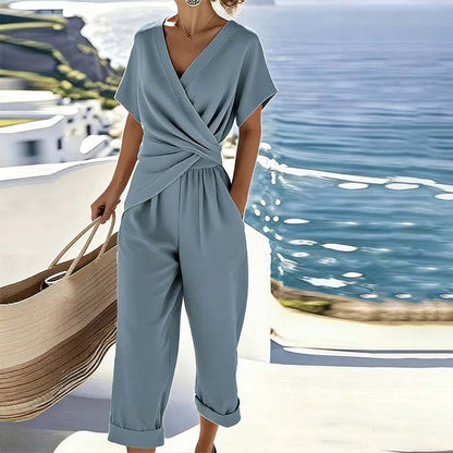 💃 Elegante abito con scollo a V e vita accentuata – Crea all'istante un look femminile e valorizzante ✨👗