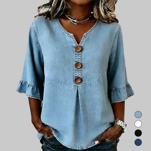 Camicia in cotone made in italy con bottoni fatti a mano